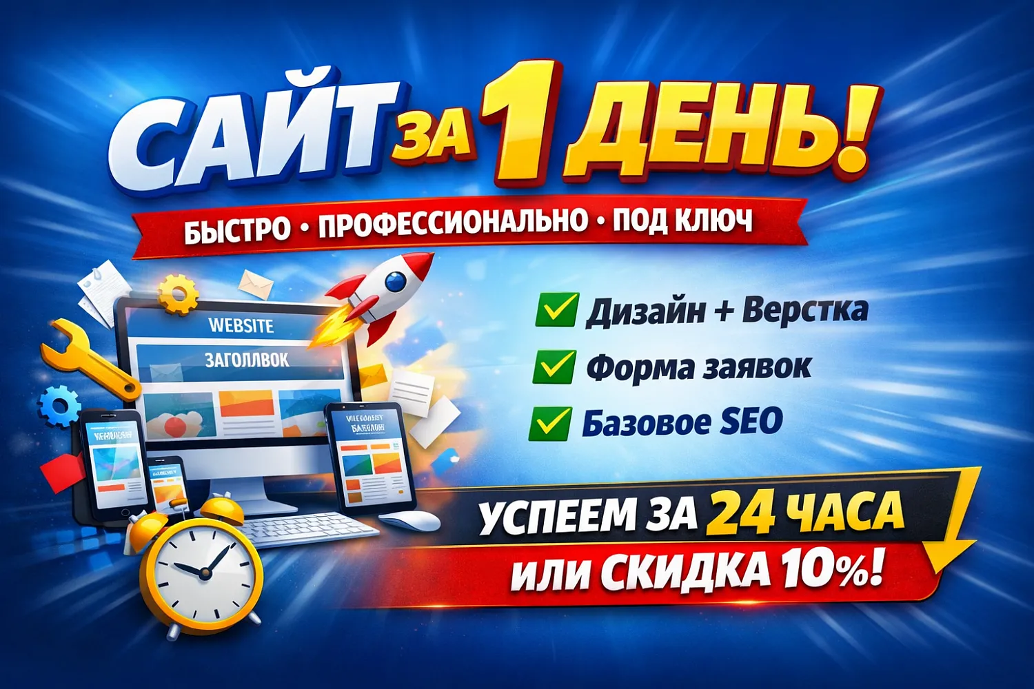 «Сайт за 1 день»